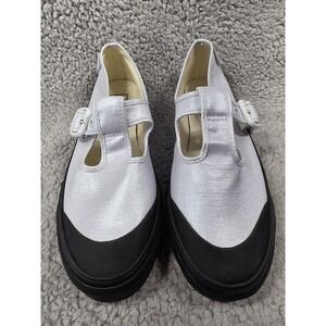 VANS Style 93 Coated Canvas True White Mary Jane Sneakers Shoes Women's Size 8.5